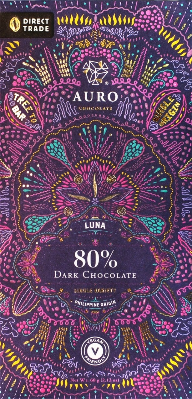 80% Luna Single Estate 
Dark Chocolate